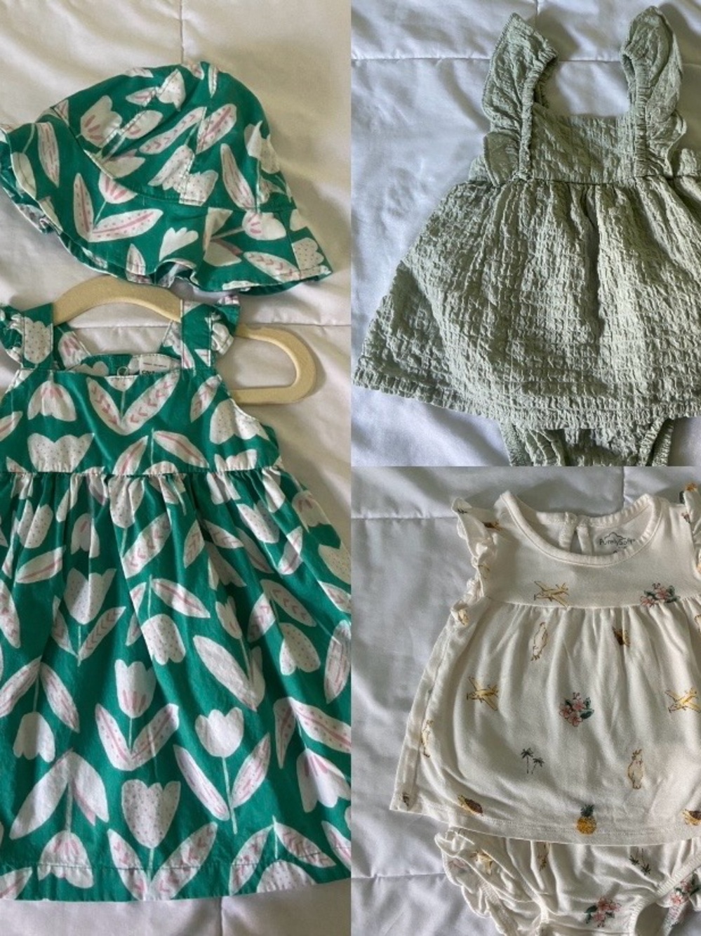 Set of 3 Carter’s 9 month dresses